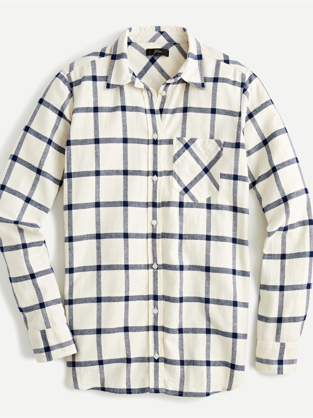 J.Crew Classic-fit boy shirt in block plaid